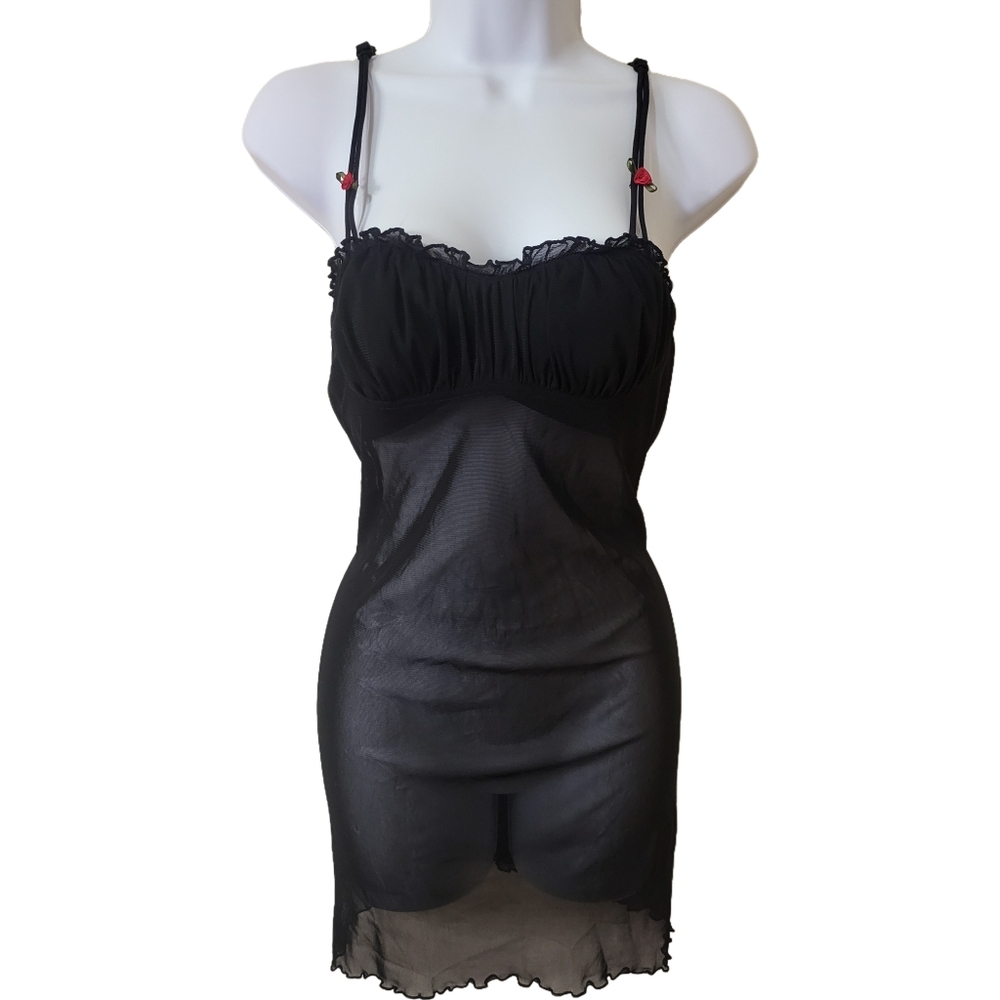 Vintage Black Sheer Lingerie